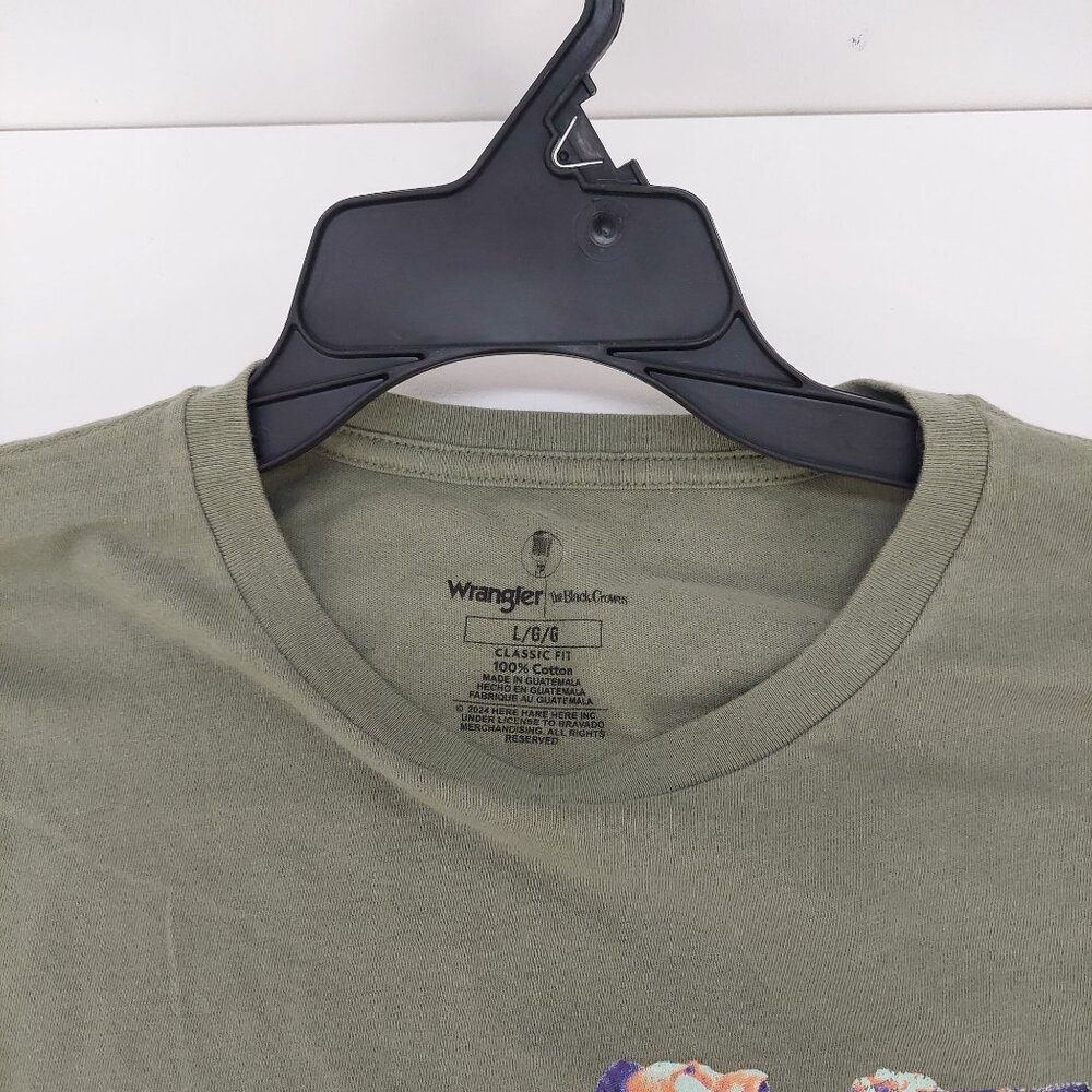 NWT The Black Crowes Graphic Band Tee T-Shirt Wrangler Olive Green Size‎ L Large - Picture 8 of 8